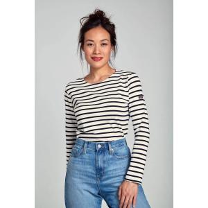 04277-bi7-t-shirt-mariniere-frau-armor-lux-lesconil-grun-marineblau
