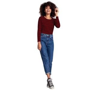 04277-ii9-t-shirt-mariniere-frau-armor-lux-lesconil-dunkelblau
