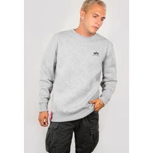 188307-17-sweatshirt-alpha-industries-basic-small-logo-grau-gesprenkelt