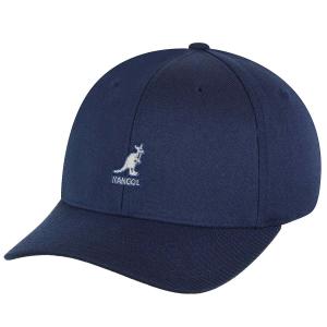 8650bc-db404-kappe-kangol-wool-flexfit-baseball-dunkelblau