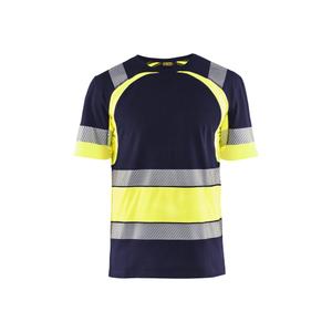 342110308833-3421-t-shirt-mit-hoher-sichtbarkeit-blaklader-marine-neongelb