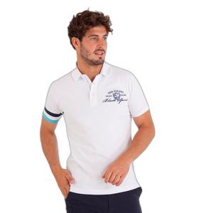 52552-c-blanc-poloshirt-mit-spitzenkragen-und-dreifarbigem-armel-camberabero-c-weiss