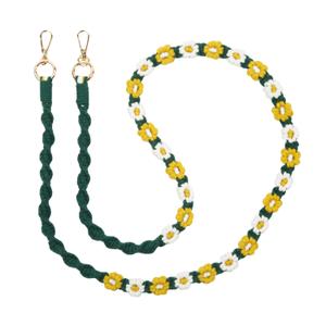 fleur-jaune-geflochtenes-smartphone-halsband-mit-blumenmotiv-charlot-paris-gelb-130-cm
