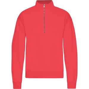cs1014-redtangerine-sweatshirt-1-4-reissverschluss-colorful-standard-organic-red-tangerine-red-tangerine