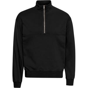 cs1014-deepblack-sweatshirt-1-4-reissverschluss-colorful-standard-organic-deep-black