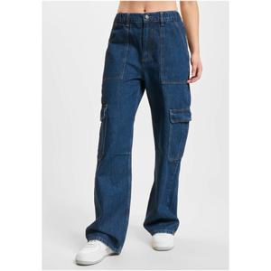 dfljs194-00197-cargohose-aus-jeansstoff-damen-def-dunkelblau