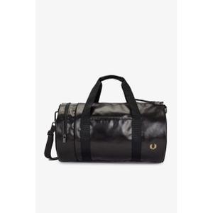 fpl7260-774-sporttasche-fred-perry-tonal-classic-barrel-schwarz-gold-tu