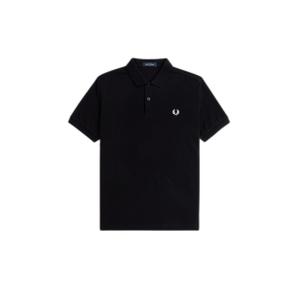 fpm6000-350-polo-shirt-fred-perry-plain-schwarz