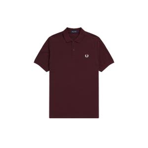 fpm6000-597-einfarbiges-poloshirt-fred-perry-597-oxblood
