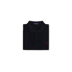 fpm6000-v73-polo-shirt-fred-perry-plain-bleu-marine-rouge-brule