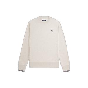 fpm7535-w50-pullover-fred-perry-crew-neck-porridge-marl-anchor-gr