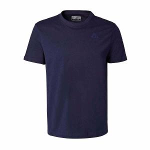 304j150-a0f-t-shirt-kappa-cafers-slim-marineblau-intensives-blau