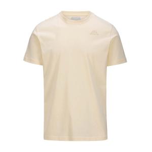 304j150-a0q-t-shirt-kappa-cafers-slim-weisse-milch-beige