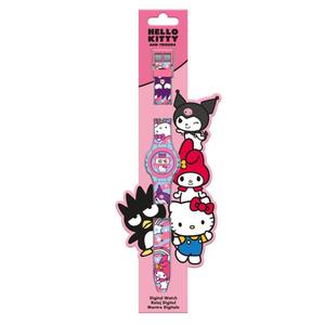 8435507891592-kinderuhr-kids-licensing-hello-kitty-and-friends-rosa-blau-9-5x2x24-cm
