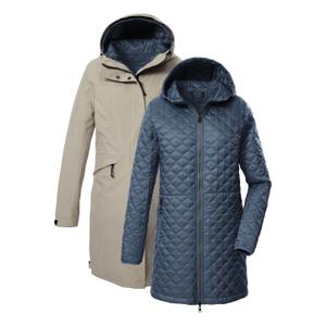 43312-000-00274-dreifach-geschnittene-wasserfeste-lange-damenjacke-mit-kapuze-killtec-kow-22-helles-taupe