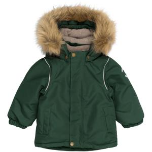 11106-darkest-sprouse-kinder-wasserabweisende-jacke-mit-kunstpelz-mikk-line-solid-darkest-sprouse