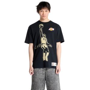 nn12306-lalblck-t-shirt-los-angeles-lakers-blockbuster-magic-johnson-schwarz