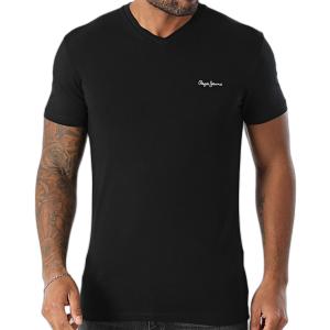 pm505999-999-t-shirt-pepe-jeans-original-basic-v-schwarz