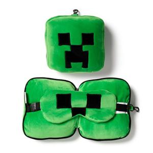 cush306-creeper-restazz-reisekissen-pluschtier-2-in-1-mit-augenmaske-puckator-grun-15-5x15-5x8-5-cm