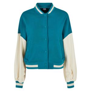 tb6003-04434-oversize-jacke-frau-urban-classics-2-tone-college-terry-grun-weiss